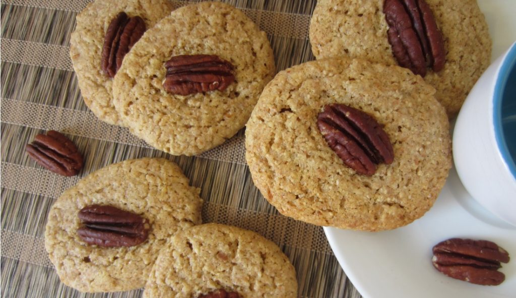 Biscotti agli anacardi con noci pecan tostati