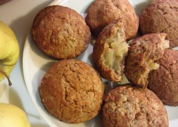 Biscotti con cuore di mela friabili