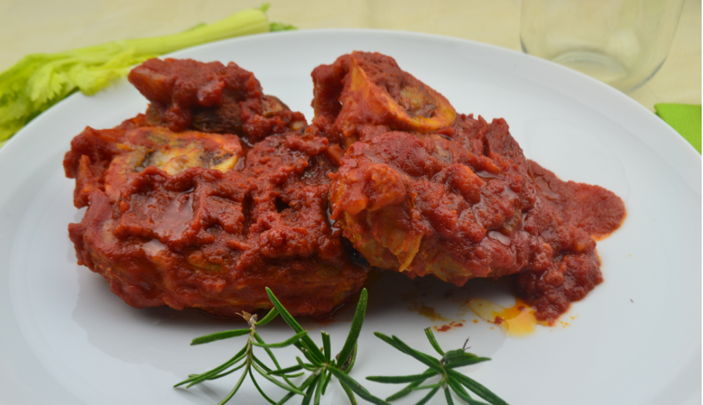 ossobuco al sugo di pomodoro principale