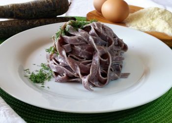 tagliatelle di carote viola