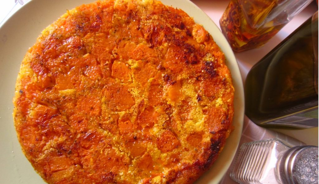 Frittata di zucca e mais ricetta calabrese