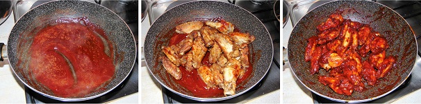 Lasciate cuocere la salsa a fiamma bassa mescolando spesso; la salsa sarà pronta quando avrà una consistenza asciutta e caramellata, simile quasi ad una marmellata, aggiungete quindi li alette, rigiratele nella salsa e lasciatele andare circa 5 minuti così che la salsa si attacchi bene alla carne. Servite le ali di pollo ben calde.