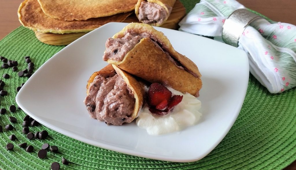 Crepes con farina di cocco