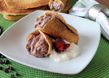 Crepes con farina di cocco