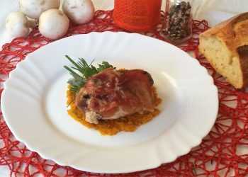 fagottini di pollo ai funghi