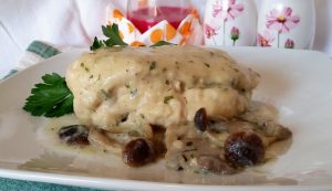 petti di pollo alla boscaiola petti di pollo alla boscaiola