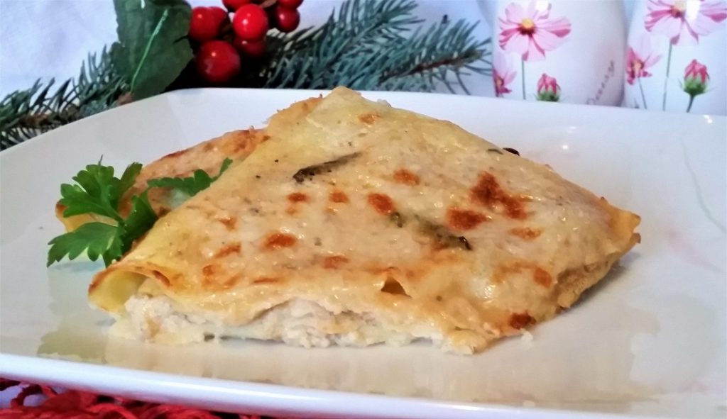 crespelle alla valdostana con funghi