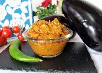 Baingan ka bharta ( crema di melanzane speziate)