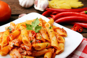 arrabiata pasta penne al baffo