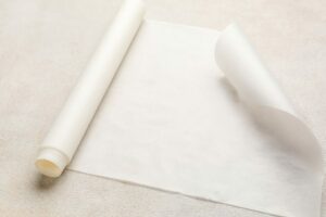 Trucco con la carta da forno