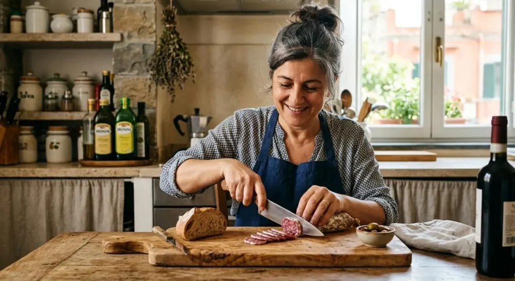 come-pulire-tagliere-di-legno-igienizzazione-naturale Pulizia naturale di un tagliere di legno poroso con limone, sale grosso e bicarbonato per eliminare i batteri.