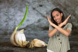 donna dice no e aglio germogliato rimedio aglio germogliato