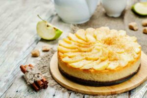 cheesecake alle mele torta di mele senza cottura