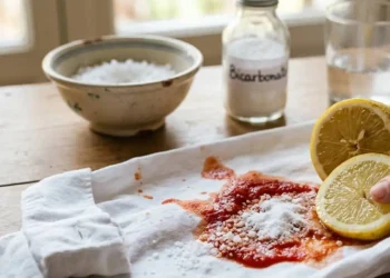 Smacchiare il pomodoro con rimedi naturali Rimedi naturali della nonna per togliere una macchia di pomodoro da una camicia bianca con bicarbonato e limone.