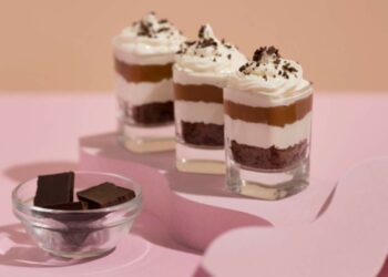 dessert goloso due strati