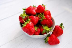 Dessert fresco alle fragole