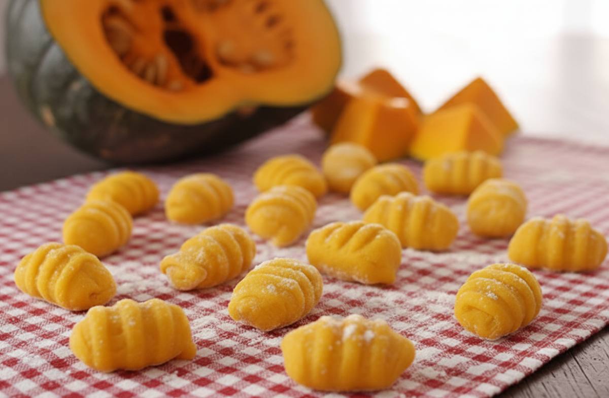 gnocchi di zucca senza farina