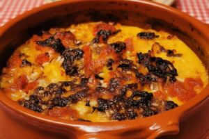 Tiella di riso patate e cozze ricetta originale pugliese ricette.com Tiella di riso patate e cozze ricetta originale pugliese ricette.com