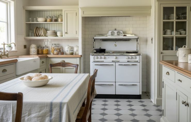 cucina a legna shabby moderna ricette.com