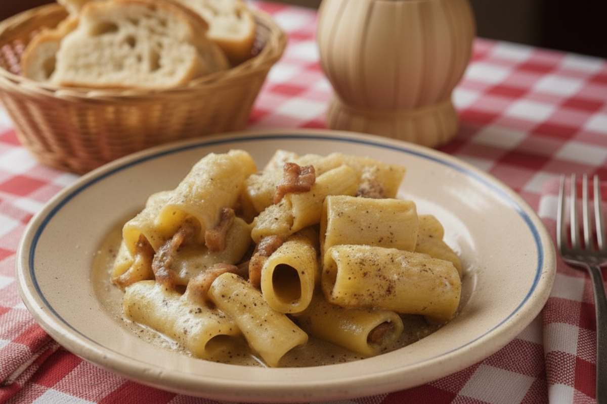 Pasta alla gricia cremosa come nelle vere trattorie romane, la ricetta originale infallibile