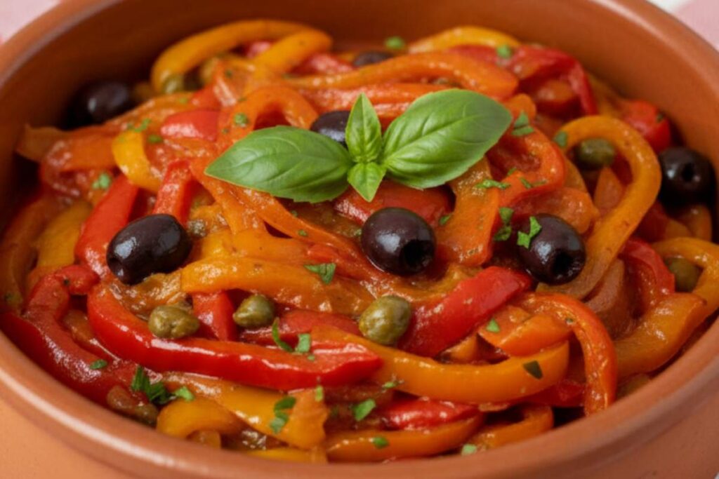 peperonata ricetta originale versione napoletana della nonna ricette.com