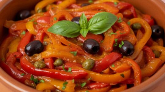 peperonata ricetta originale versione napoletana della nonna ricette.com