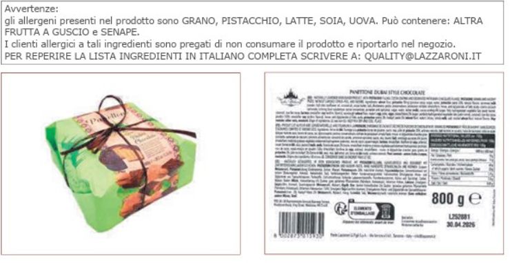 Doppio richiamo panettone formaggio rischio grave ricette.com