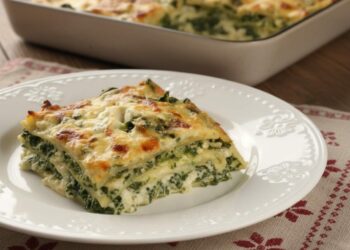 lasagna cremosa ricotta spinaci ricette.com