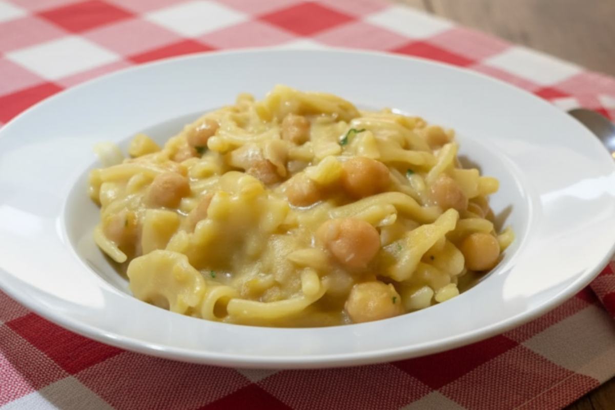 Pasta e ceci cremosa, la ricetta originale napoletana con l'ingrediente ...