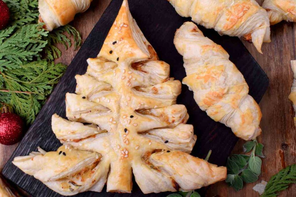 albero di pasta sfoglia