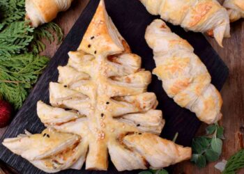 albero di pasta sfoglia