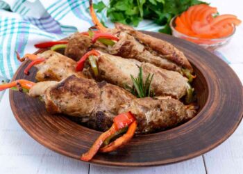 involtini di carne e peperoni