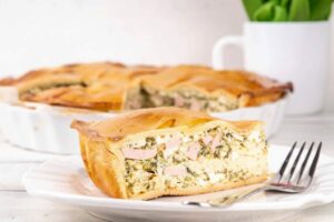 pizza chiena napoletana con pasta frolla