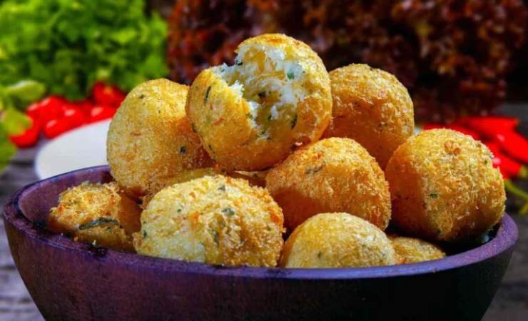 polpette di baccalà fritte