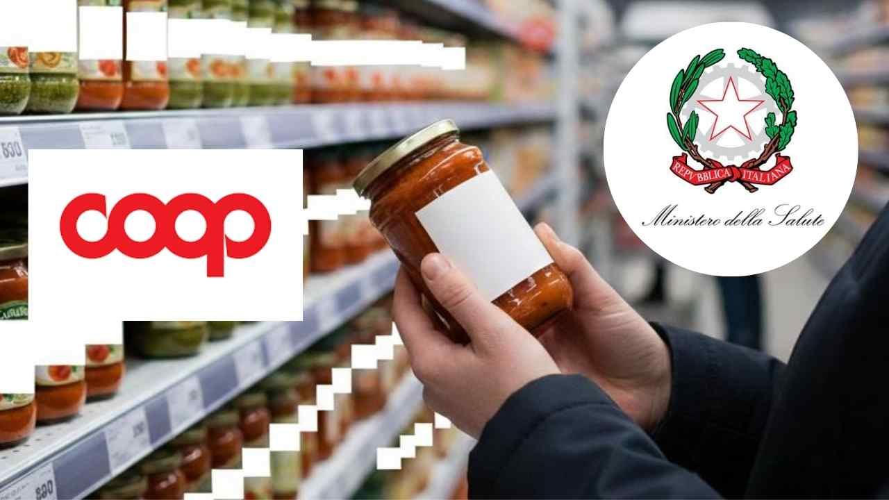 richiamo coop ministero salute 12.12.2025 ricette.com