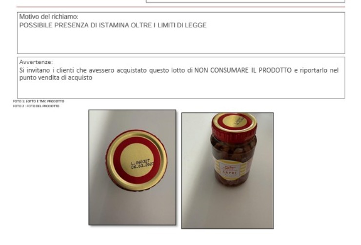 richiamo esselunga ministero oggi 4 dicembre 2025 ricette.com