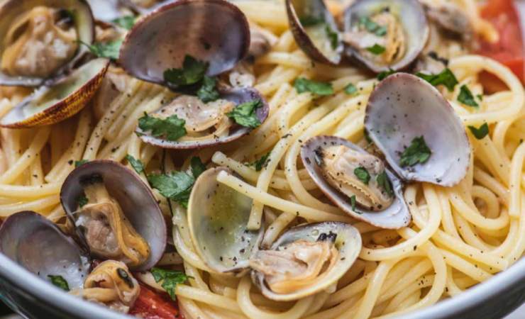 spaghetti con le vongole