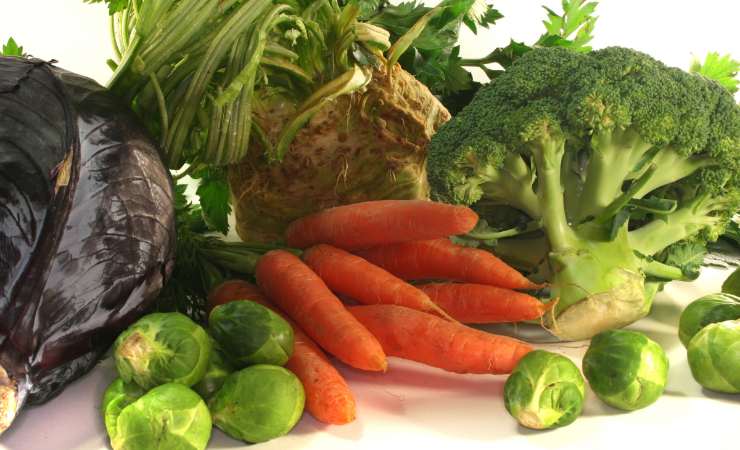 carote broccoli cavoletti di bruxelles
