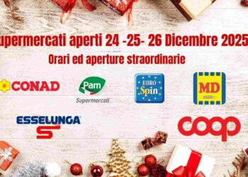supermercati aperti 24 25 26 dicembre 2025 ricette.com
