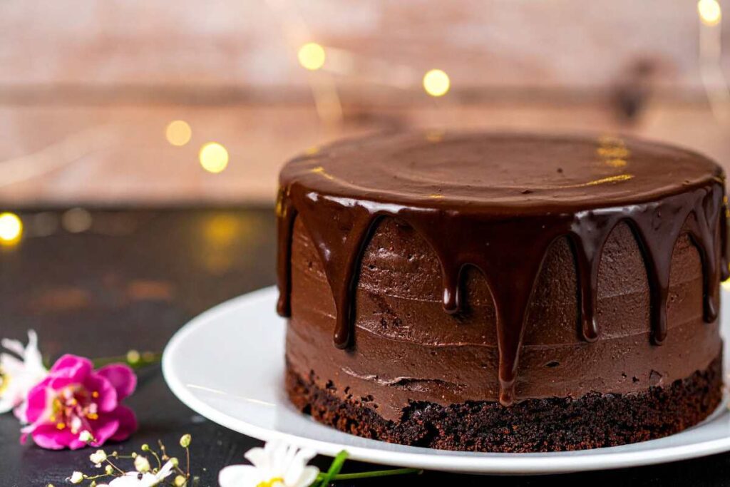 torta al cioccolato con glassa