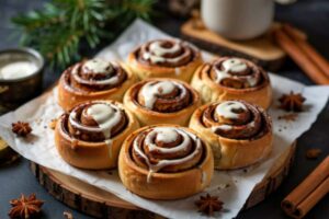 cinnamon rolls sfoglia cinnamon rolls di pasta sfoglia con glassa