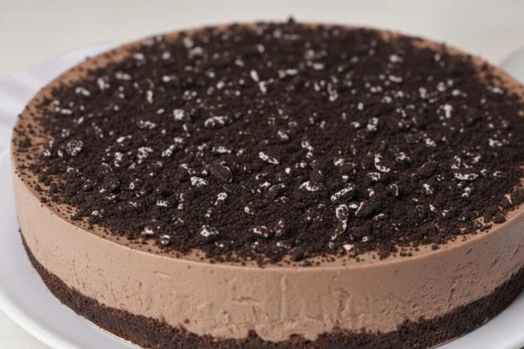 crostata senza cottura con biscotti