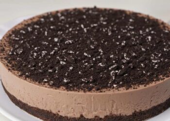 crostata senza cottura con biscotti