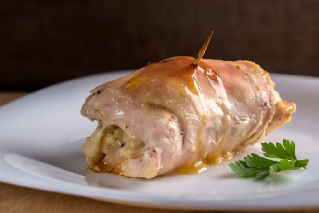 involtino di pollo ripieno e sugoso