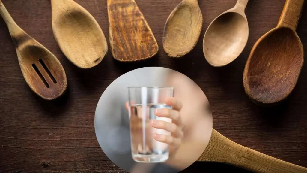 mestoli-legno-contaminati-test-bicchiere come scoprire se i mestoli di legno che usi ogni giorno sono contaminati usando il test del bicchiere