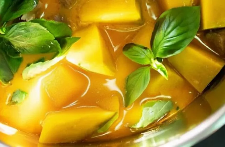 In un tegame capiente rosoliamo la cipolla tritata con un filo d’olio d’oliva. Uniamo la zucca a pezzi e lasciamo rosolare qualche minuto. Aggiungiamo i primi coppini di brodo, ricoprendo la zucca a pelo. Copriamo con un coperchio e lasciamo cuocere a fiamma dolce il tempo che occorre per ammorbidire la zucca;