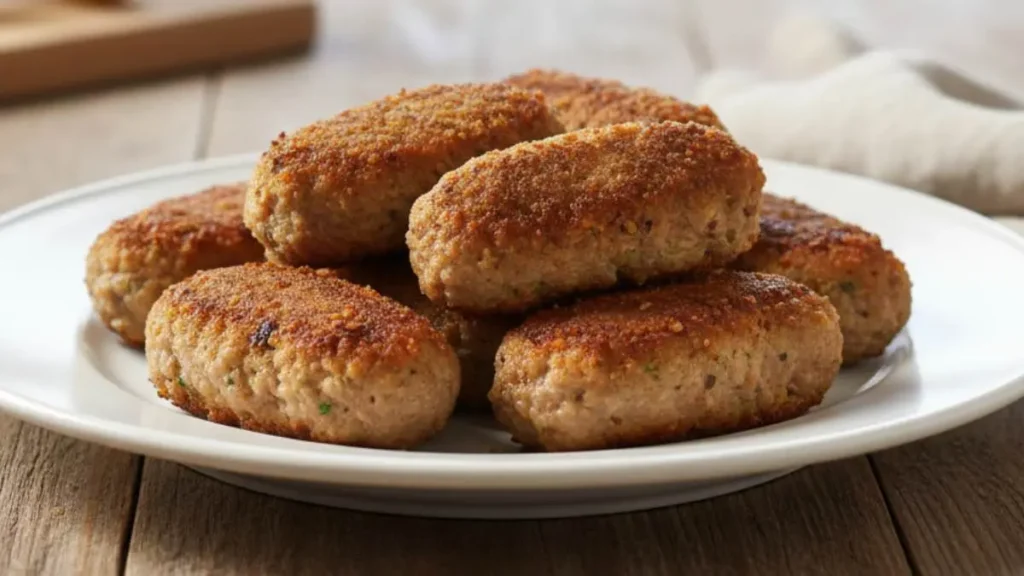 polpette carne avanzata morbidissime ricette.com polpette morbidissime fatte con carne avanzata in un piatto bianco di ceramica