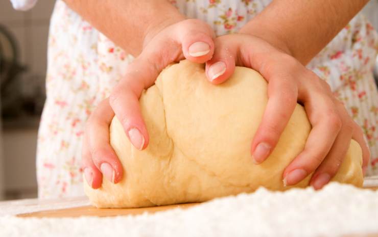 Iniziamo dalla base: lavoriamo in una ciotola capiente la farina con il burro freddo a pezzetti e il sale, poi aggiungiamo l’acqua poco alla volta e impastiamo velocemente fino a ottenere un panetto liscio. Avvolgiamo il panetto nella pellicola e lasciamo riposare in frigo una decina di minuti;