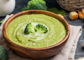 vellutata cremosa di broccoli