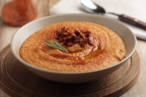 vellutata di lenticchie cremosa